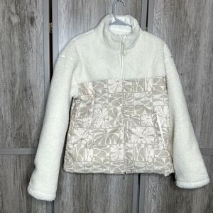 Rip Curl Sherpa Jacket Size S Artist of the Search Ty Williams White Ivory